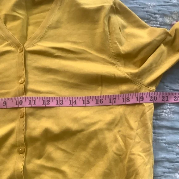 Pendleton Petite Womens Silk Blend V Neck Cardigan Size Large - Picture 5 of 7